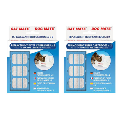 REPLACEMENT FILTER CARTRIDGE CAT MATE PART 339 PET WATER FOUNTAIN PACK DRINKING